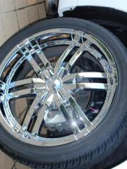 22 inch tyres and rims on our Kluger