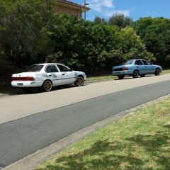 Parked up with another friends 93 Rolla