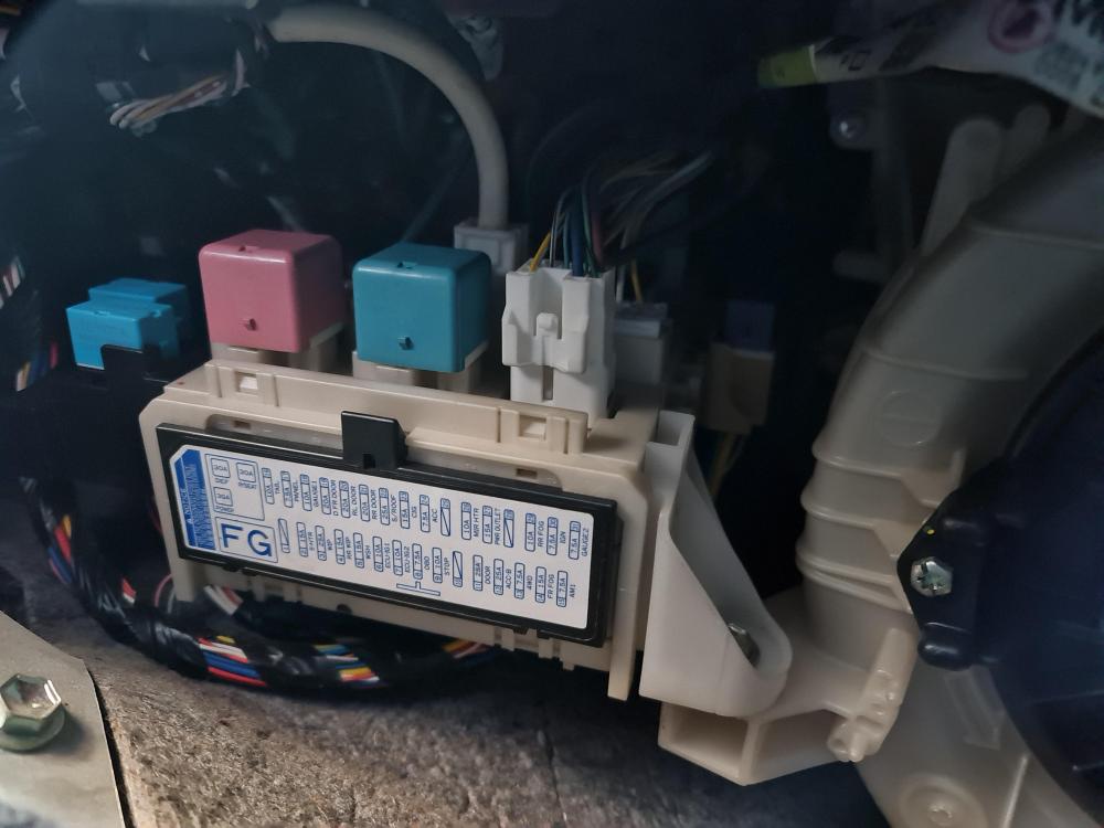 Fuse box location RAV4 Club Toyota Owners Club Australia